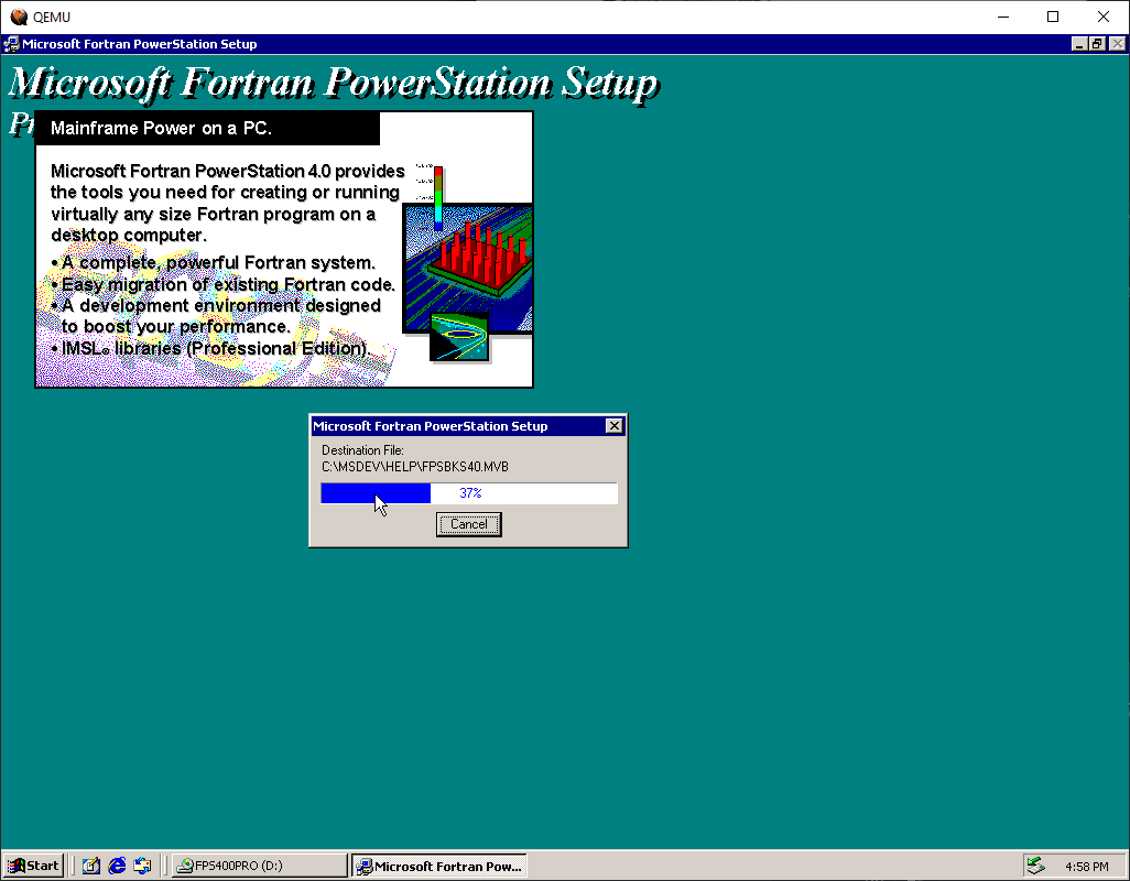 microsoft developer studio fortran powerstation download