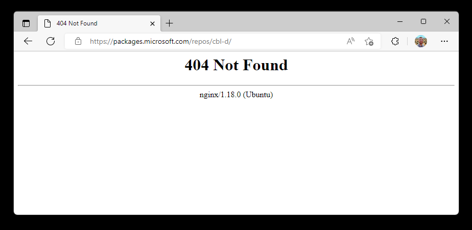 Microsoft's CBL-Delridge is 404, long live CBL-Mariner
