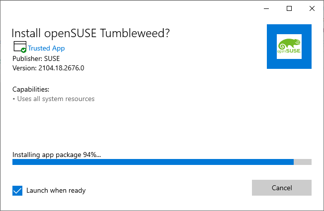 install-opensuse-tumbleweed-on-wsl